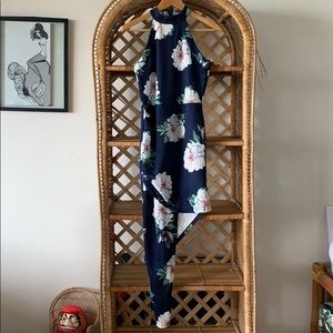 Fashion Nova Asymmetrical Dress size L NWT